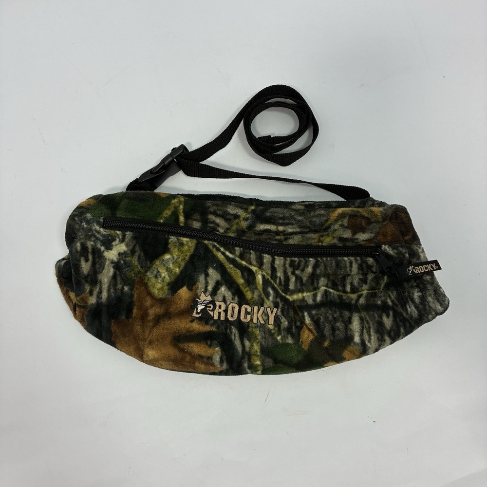 Rocky Camo Cloth Hunting Pockets Fanny Pack Waist Bag Zip Hand Warmers